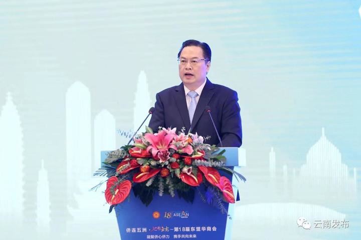 中国侨联副主席程学源在开幕式致辞